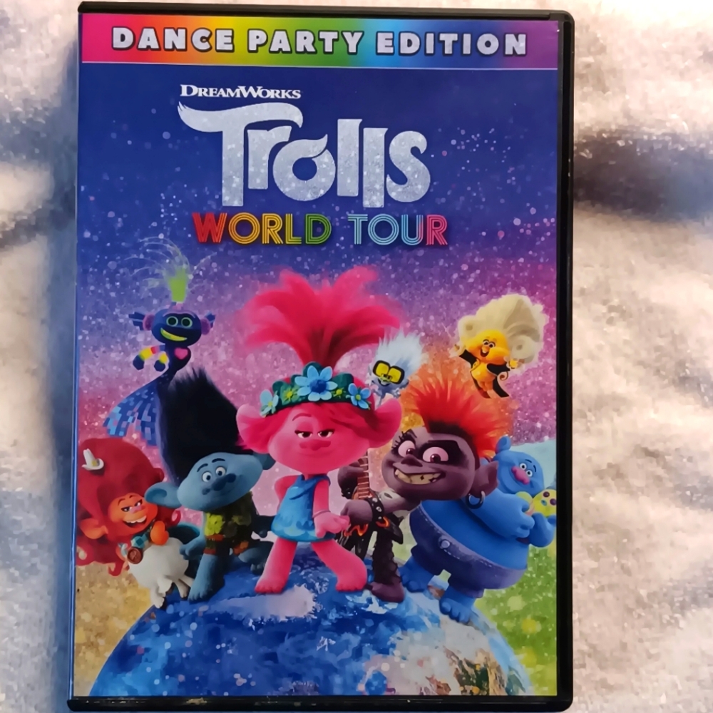DreamWorks Trolls World Tour Dance Party Edition DVD Used